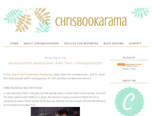 Tablet Screenshot of chrisbookarama.com